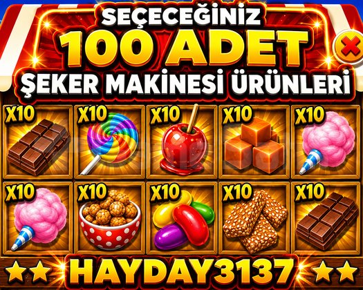 ŞEKER MAKİNESİ ÜRÜNLERİ