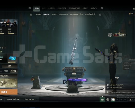 PUBG FULL GELİŞTİRİLEBİLİR HESAP