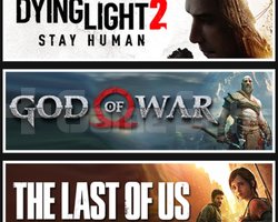 Dying Light 2 +God Of War +Last Of Us 1