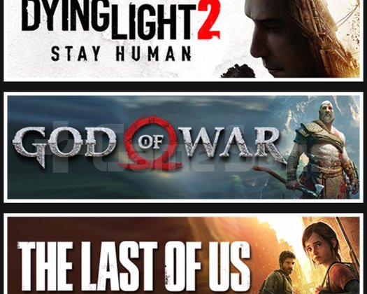 Dying Light 2 +God Of War +Last Of Us 1