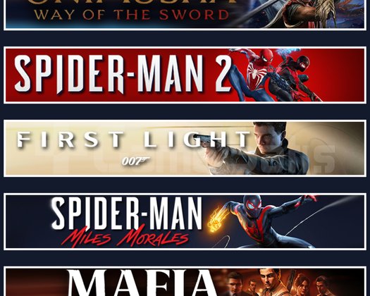 Onimusha +Spider 2 +007 +Miles +Mafia