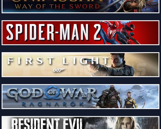 Onimusha +Spider 2+007 +Ragnarök +Evil 9