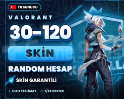 TR | 30-120 SKİN GARANTİLİ RANDOM HESAP