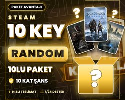 STEAM RANDOM KEY | 10LU PAKET
