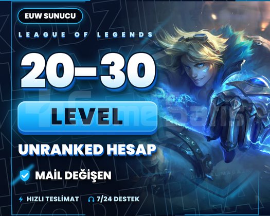 EUW SUNUCU | 20-30 LVL | MAİL DEĞİŞEN