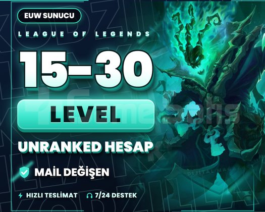 EUW SUNUCU | 15-30 LVL | MAİL DEĞİŞEN