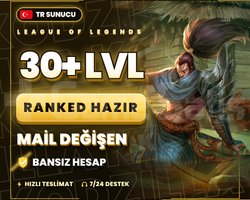 TR 30+ LVL RANKED HAZIR | MAİL DEĞİŞEN