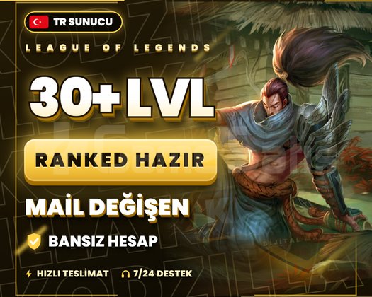 TR 30+ LVL RANKED HAZIR | MAİL DEĞİŞEN