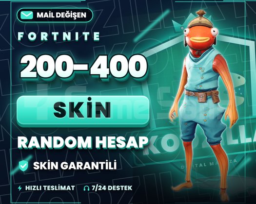 200-400 SKİN GARANTİ | MAİL DEĞİŞEN