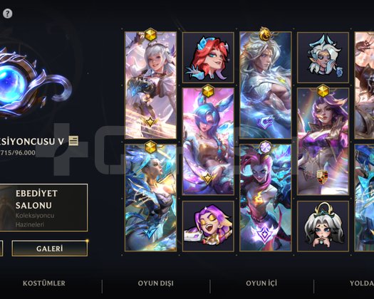 90K Vitrin Koleksiyonluk hesap