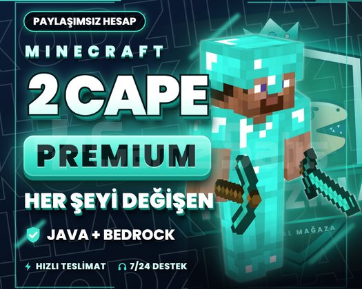 MINECRAFT HER ŞEYİ DEĞİŞEN + 2 CAPE