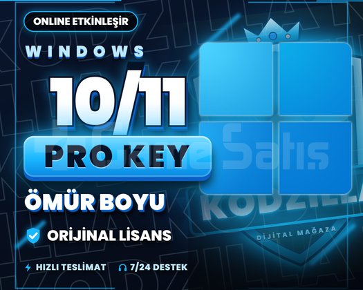WINDOWS 10/11 PRO LİSANS KEY