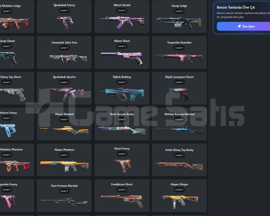 gold 2 hesap 103 skinli 12 bin yatırıldı