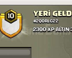 10 SEVİYE ALTIN LİG TÜRK KLANI !!
