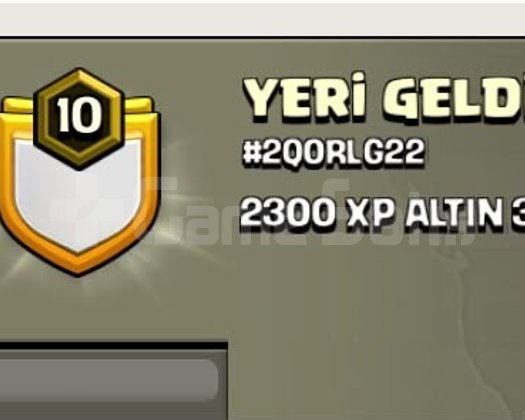 10 SEVİYE ALTIN LİG TÜRK KLANI !!