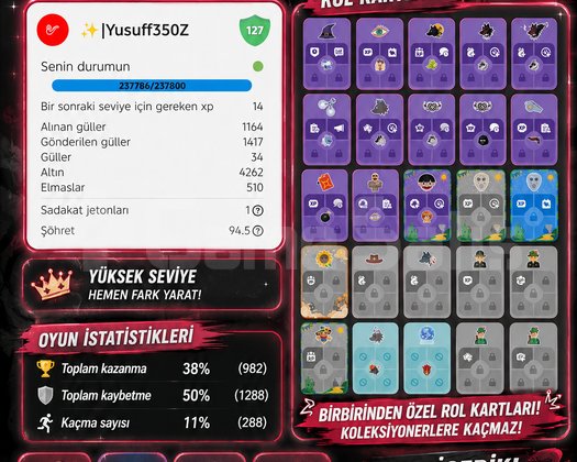 WOLVESVILLE 127 LVL |UCUZA EFSO HESAP