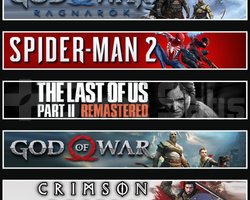 Ragnarök +Spider 2 +TLOU2 +GOW +Crimson