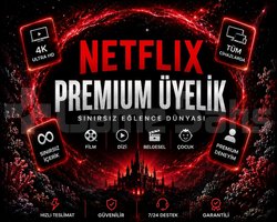 OTO TESLİM NETFLİX PREMİUM 4K UHD 1 AY