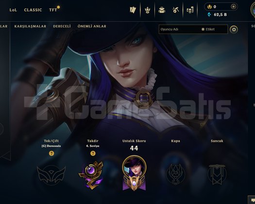 TR - İLK MAİL TESLİM - UNRANKED +30 LVL