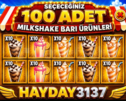 MİLKSHAKE BARI ÜRÜNLERİ
