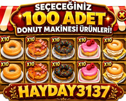 DONUT MAKİNESİ ÜRÜNLERİ