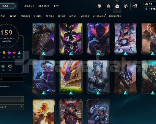 TR zümrüt 1 353 level 159 skin full şamp