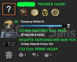Premier Hazır CS2 Prime Yeşil Faktör