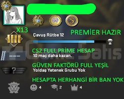Premier Hazır CS2 Prime Yeşil Faktör