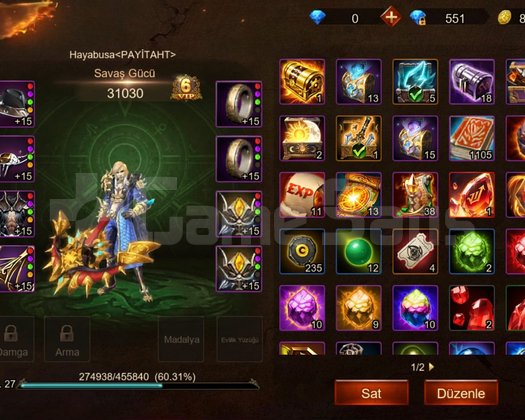 S126 -29 Level Hesap Satılıktır