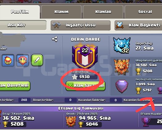 Bb18 max coc hesap uygunaa