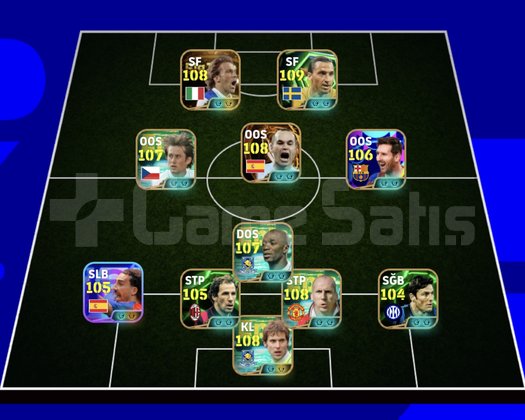 KG 3300 3 BOMBACI+DELPİERO+ZLATAN+MAKALE