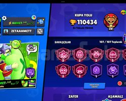 FULL+FULL MAX BRAWL STARS HESABI !!!