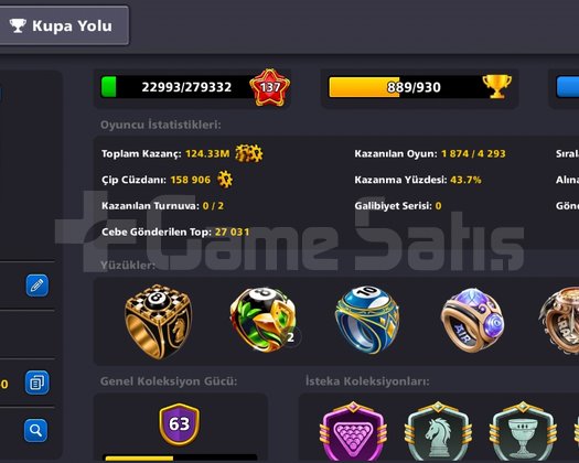Satılık 8 Bp Hesap