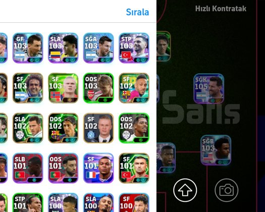 Şanslı hesap 105 messi 107 kvara