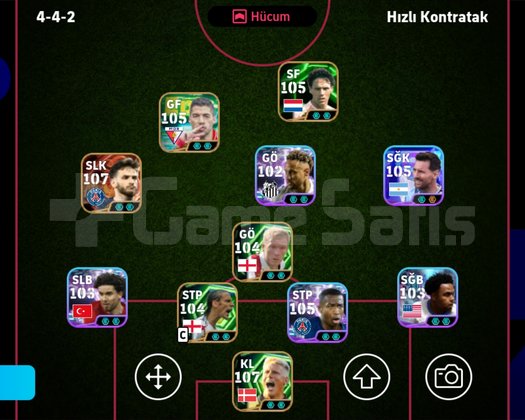 Şanslı hesap 105 messi 107 kvara