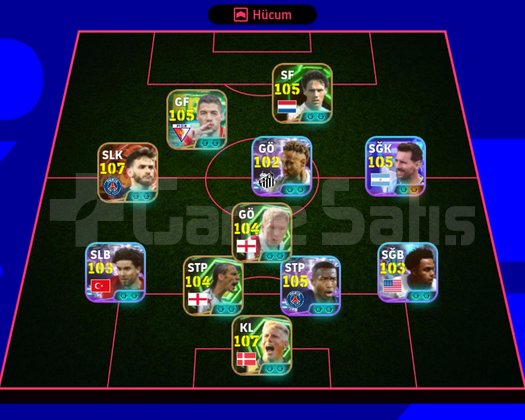 Şanslı hesap 105 messi 107 kvara