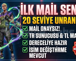 MAİL SİZİN! 20 Seviye Unranked Valorant