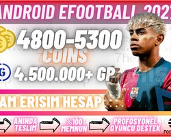 Android | 4800+ COIN + 4.5M GP TamErişim