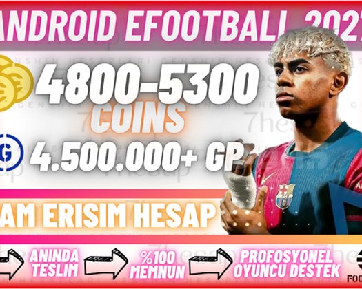 Android | 4800+ COIN + 4.5M GP TamErişim