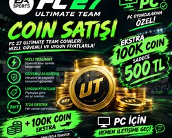 FC 27 ULTIMATE PC 100K COİN 500TL