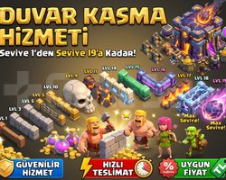 CLASH OF CLANS - PROFESYONEL DUVAR KASMA