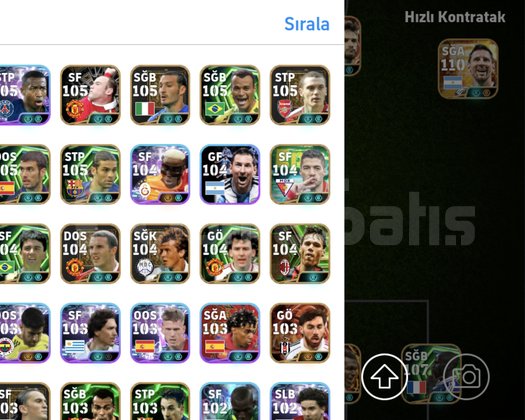 3325+107 Ronaldinho 107 dembele fulhesap