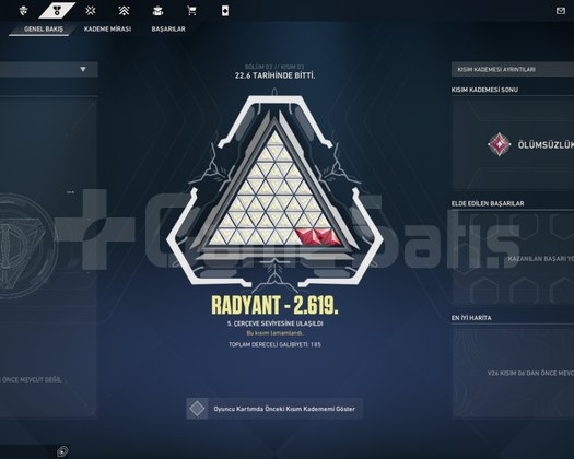 BİR KAÇ SEZON RADİANT 48 SKİNLİ