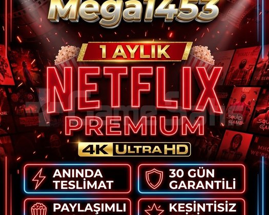 NETFLIX 4K HD | 1 AYLIK PREMİUM