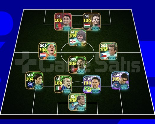 KG 3262 4 BOMBACI+SNEİJDER+BEST+RONALDO+