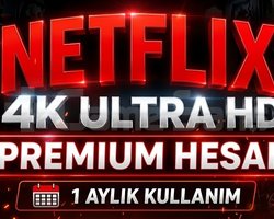 NETFLİX 1 AYLIK 4K ULTRA HD KİŞİYE ÖZEL