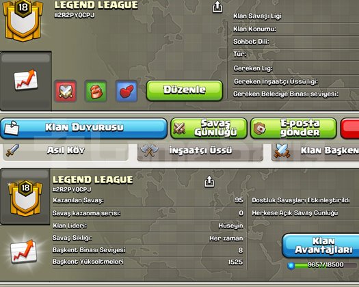 18 LVL Efsane klan