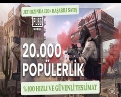 20 K POPÜLERLİK GÜVENLİ TESLİMAT