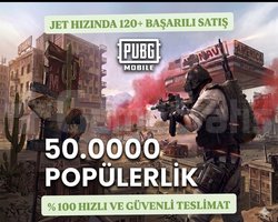 50!K POPÜLERLİK GÜVENLİ TESLİMAT