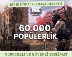 60 K POPÜLERLİK GÜVENLİ TESLİMAT